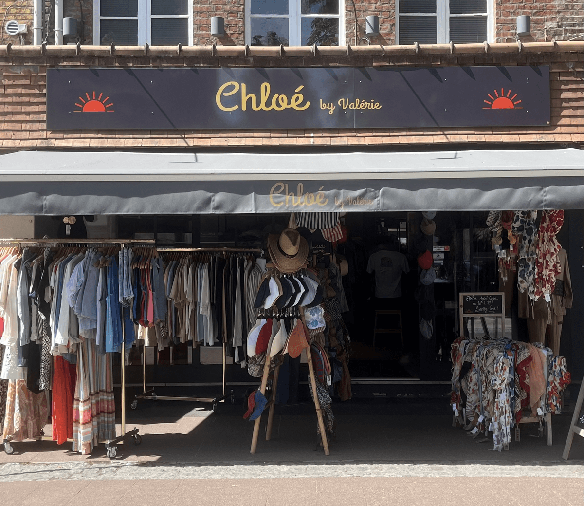 Devanture de la boutique Chloé By Valérie